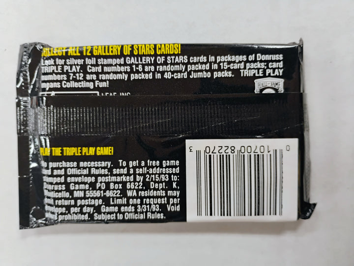 1992 Donruss Triple Play MLB Sealed Pack