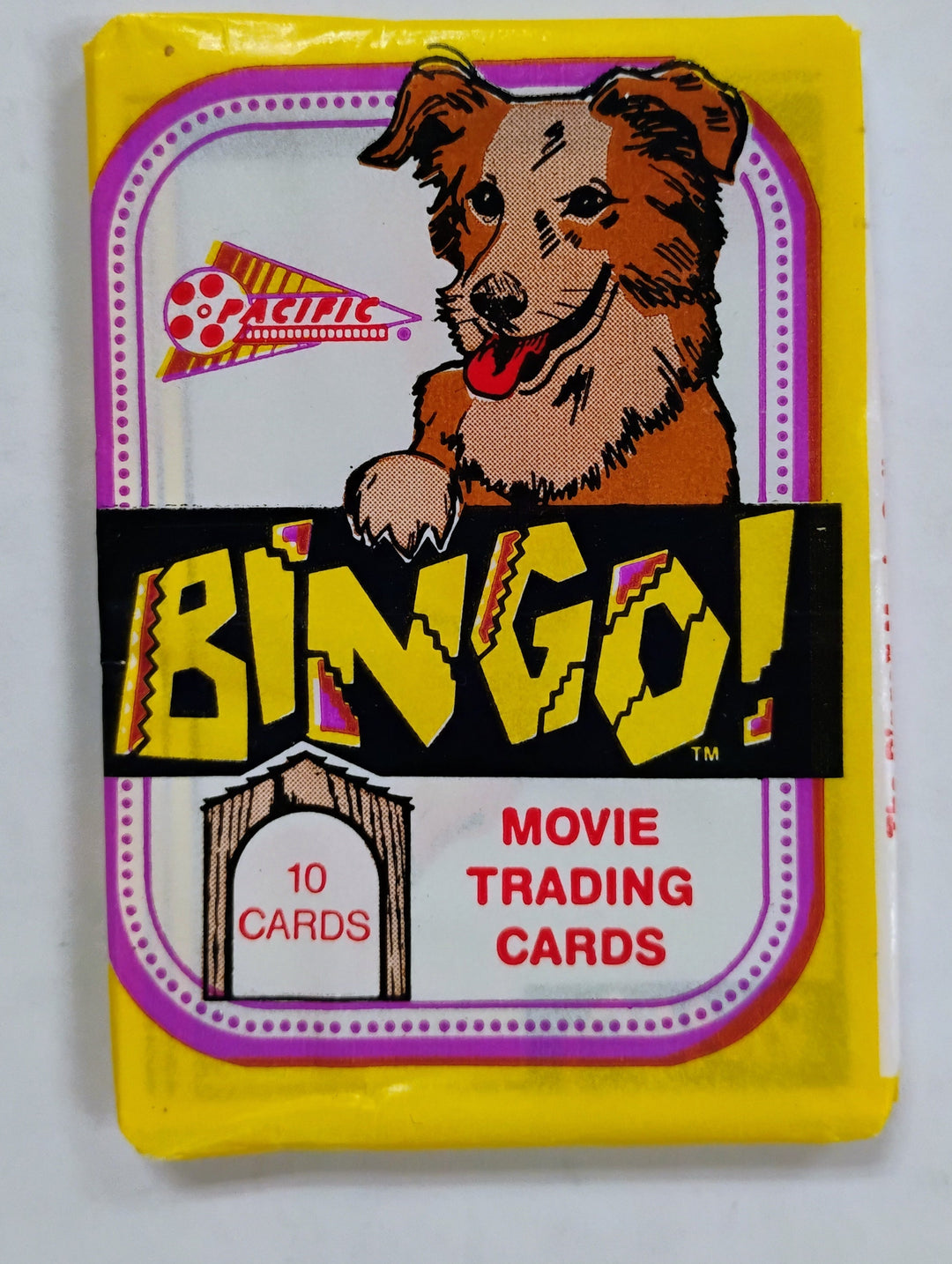 1991 Pacific Bingo! Movie Trading Cards Sealed Pack