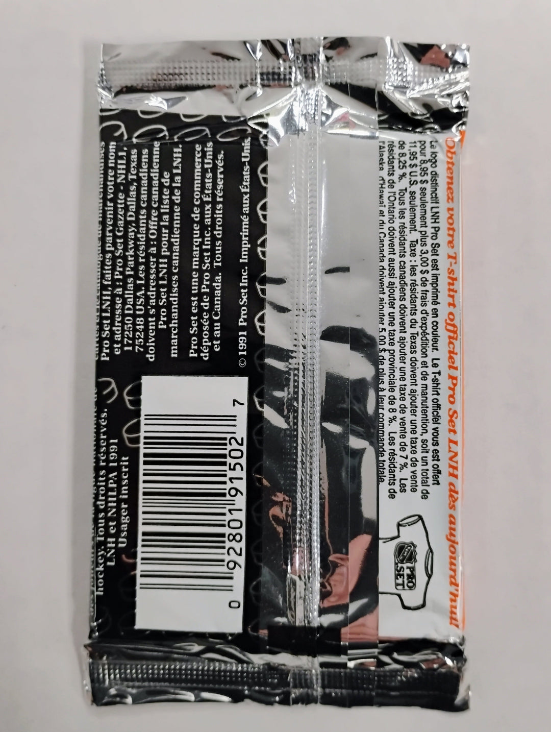 1991-92 Proset French Canadian Hockey Series 1 Sealed Pack