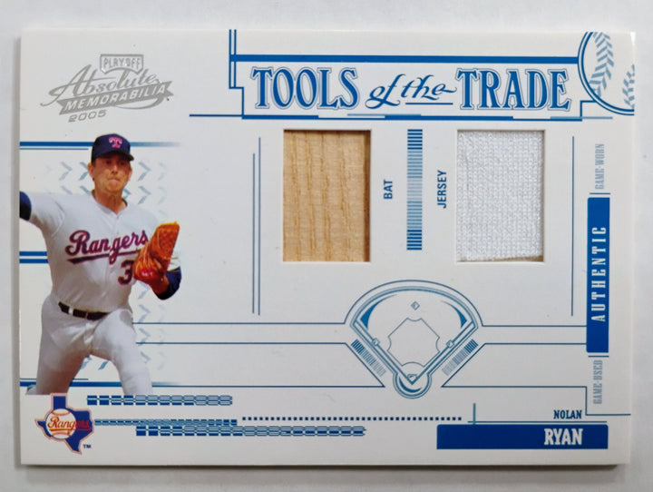 2005 Playoff Absolute Memorabilia Baseball Nolan Ryan #TT-34 Tool Of The Trade 003/150