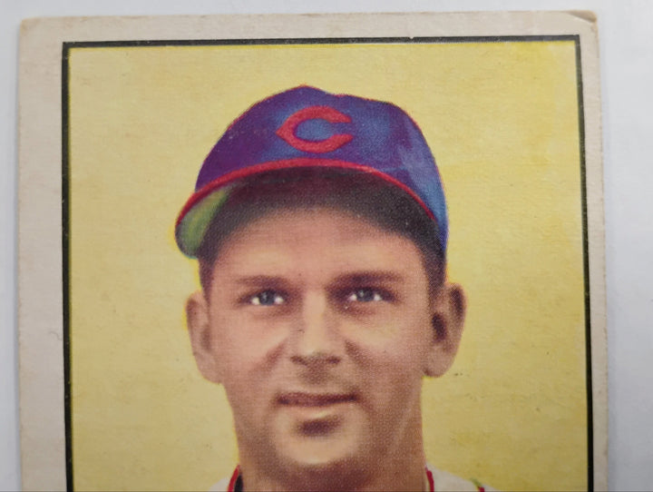 1952 Topps Baseball Barney McCosky #300 Red Back