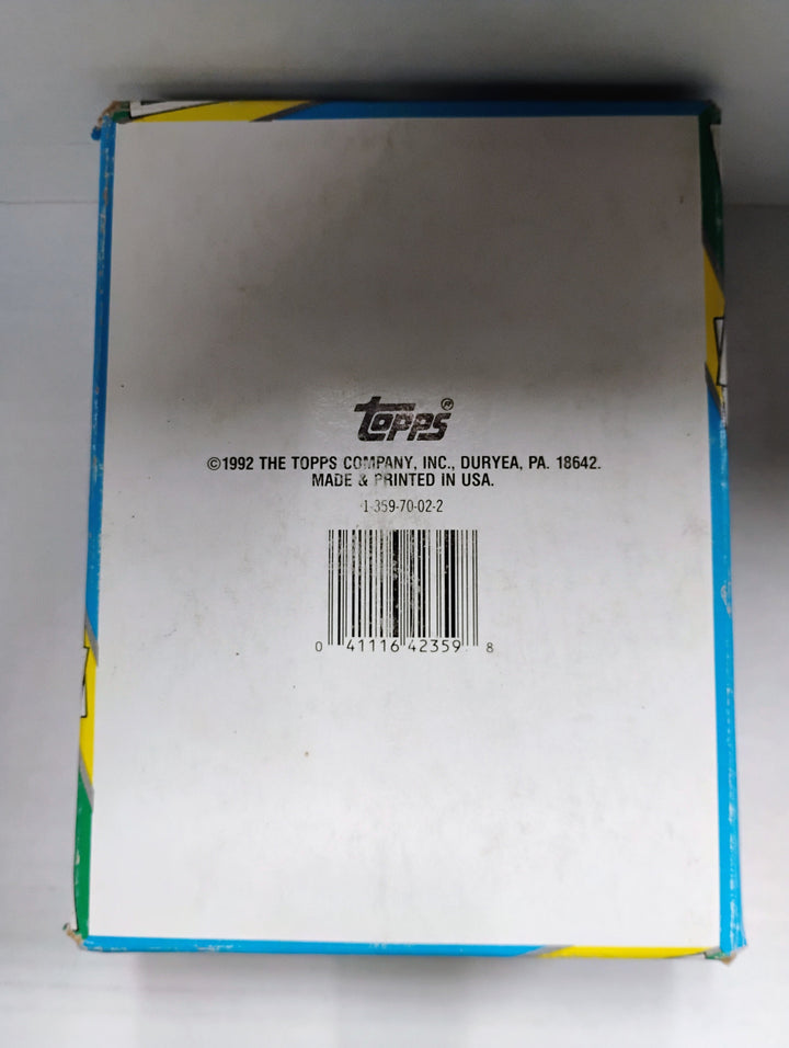1992 Topps Football Series II Wax Box