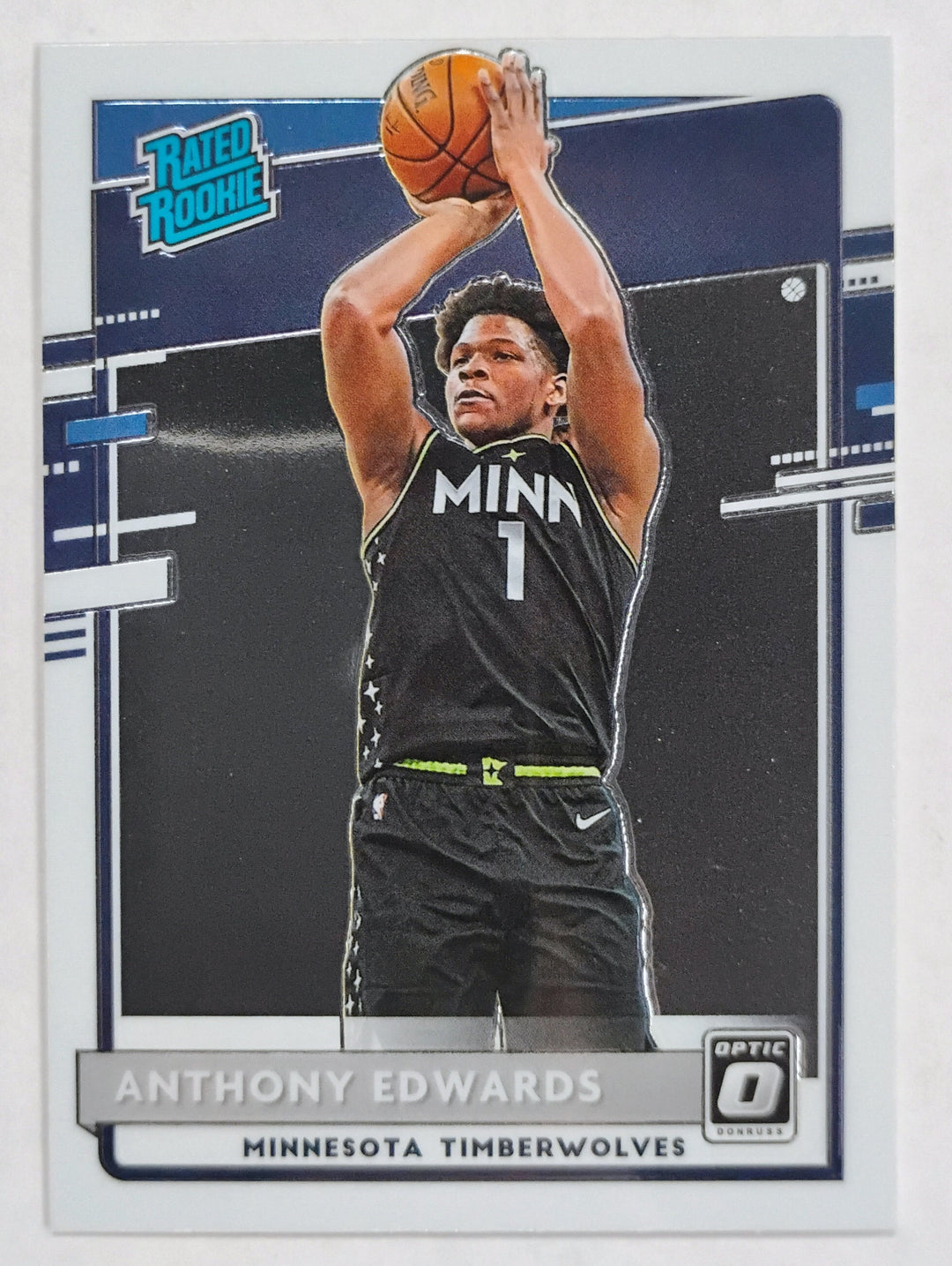 2020-21 Panini Donruss Optic Basketball Anthony Edwards #151 RC