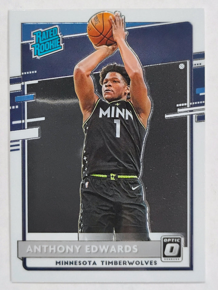 2020-21 Panini Donruss Optic Basketball Anthony Edwards #151 RC