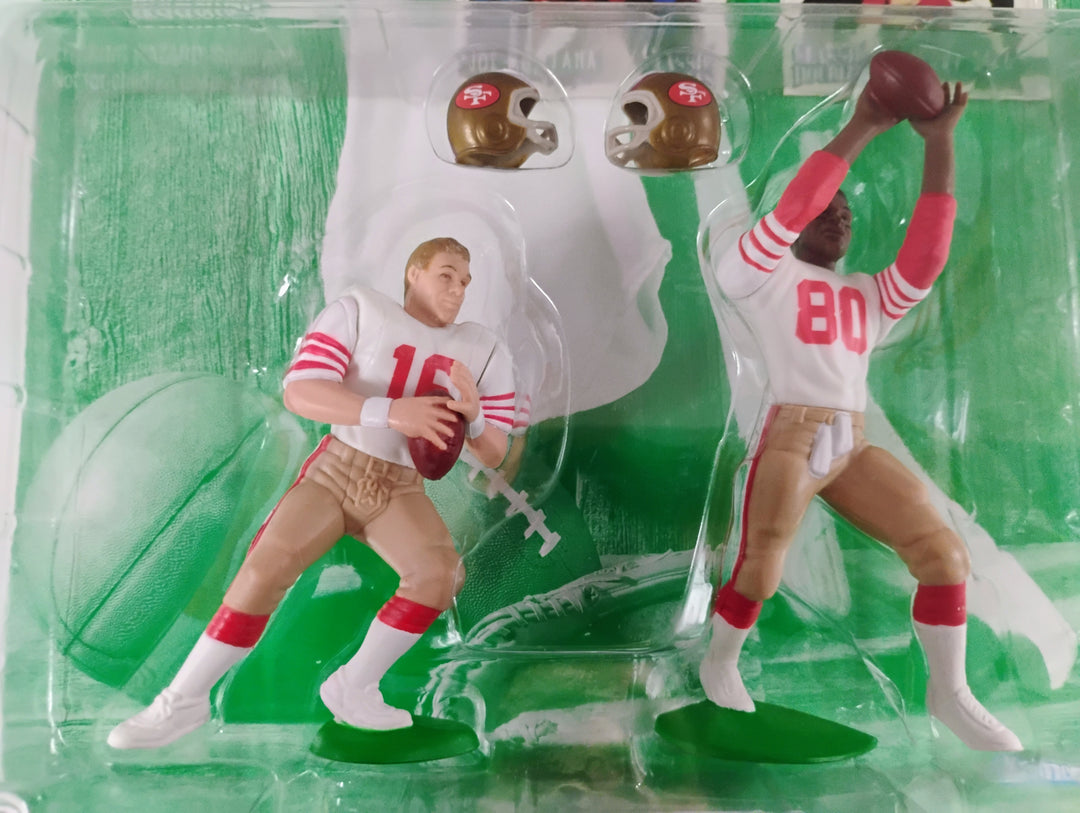 1997 Kenner Starting Lineup Classic Doubles Joe Montana/Jerry Rice Sealed