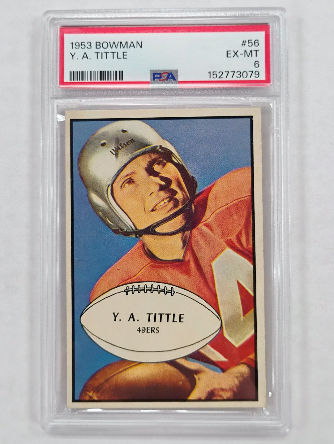 1953 Bowman Y. A. Tittle #56 PSA 9 EX-MT