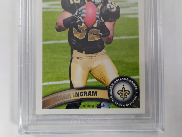 2011 Topps Football Mark Ingram #426C Ball In Both Hands Factory Set Only BGS 8.5