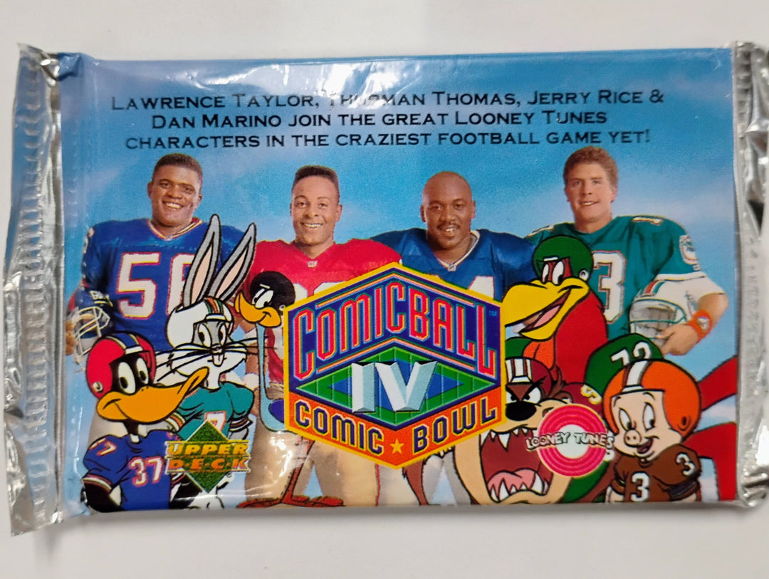 1992 Upper Deck Comic Ball IV Comic Bowl Football Sealed Pack
