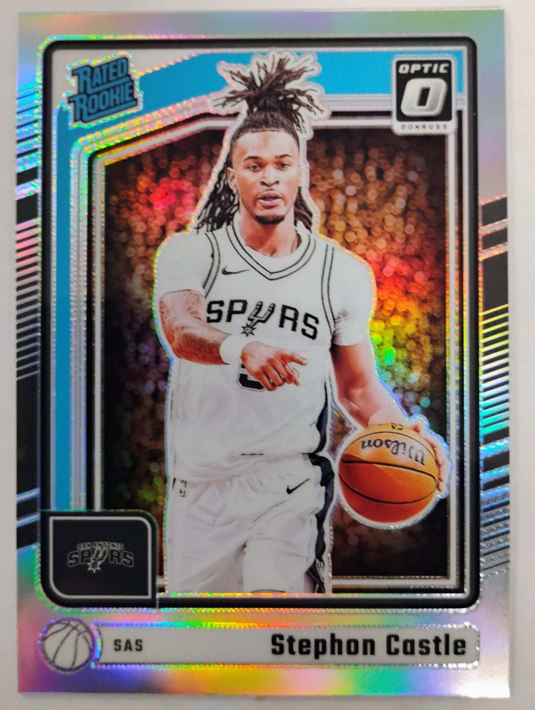 2024-25 Panini Donruss Optic Basketball Stephon Castle RC #254 Silver Prizm