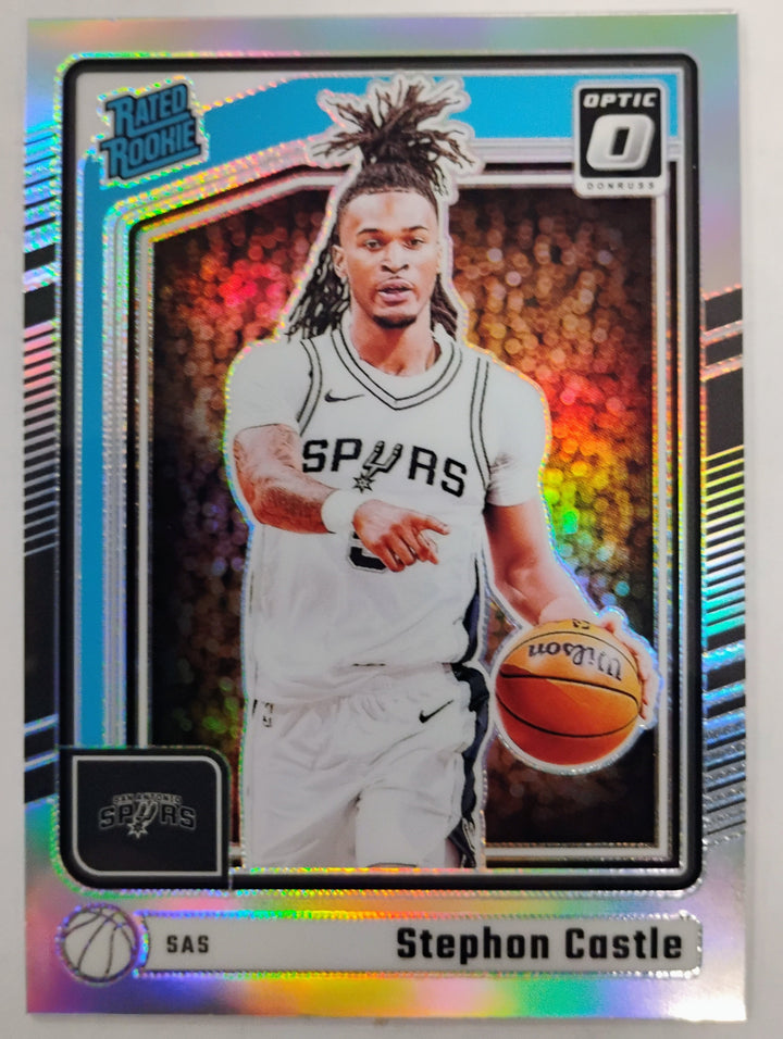 2024-25 Panini Donruss Optic Basketball Stephon Castle RC #254 Silver Prizm