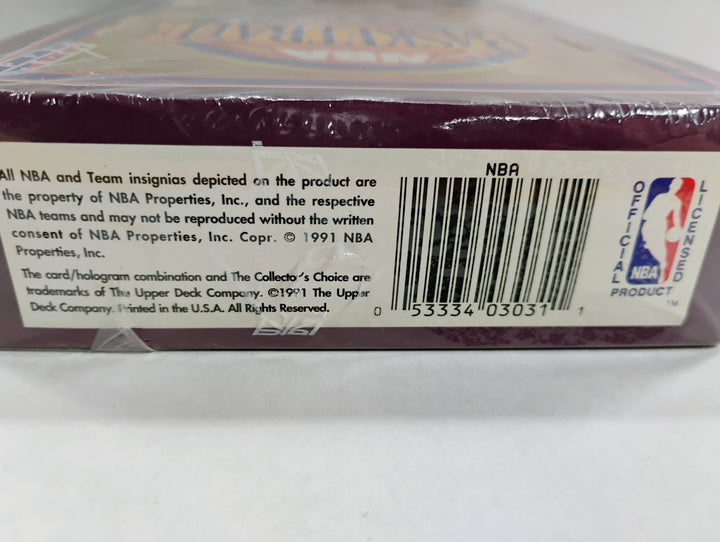 1991-92 Upper Deck Basketball Series 1 Sealed Box