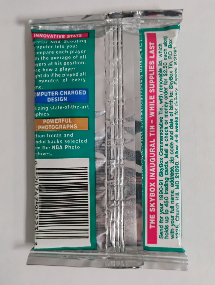 1990-91 Skybox Basketball Series 2 Sealed Pack