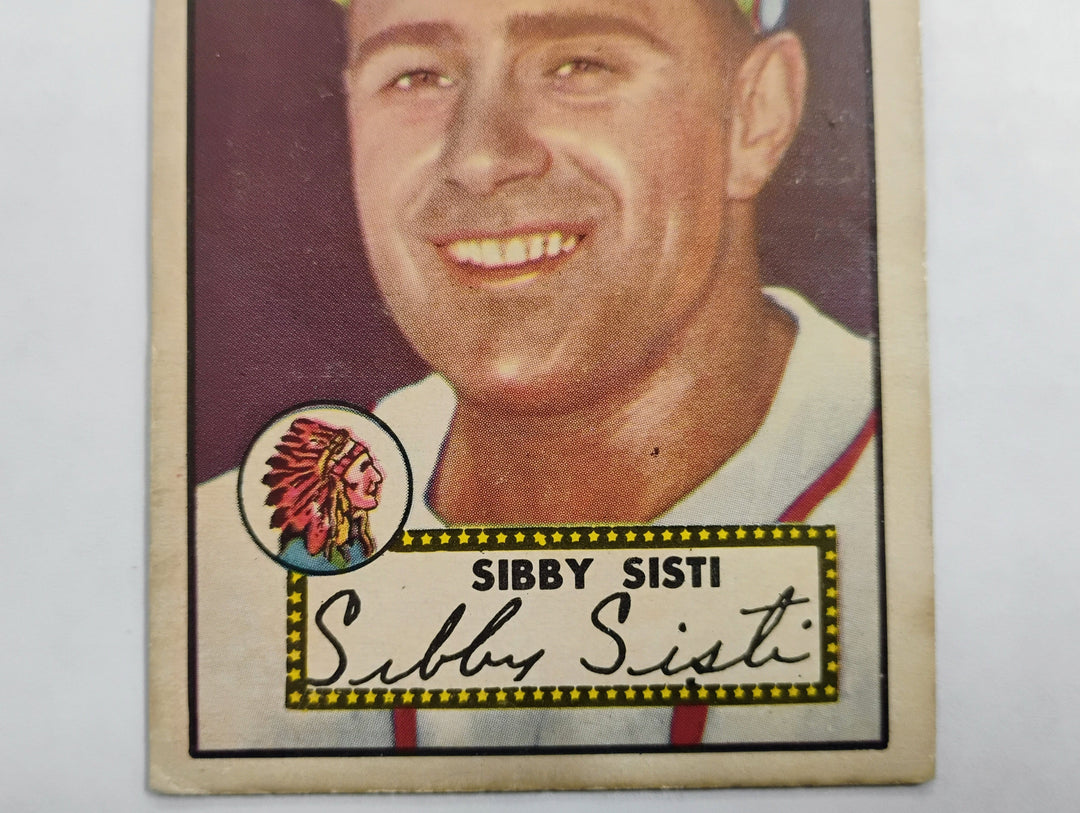 1952 Topps Baseball Sibby Sisti #293 Red Back