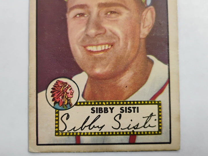 1952 Topps Baseball Sibby Sisti #293 Red Back