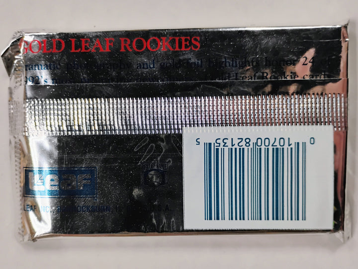1992 MLB Leaf Series 1 Sealed Pack