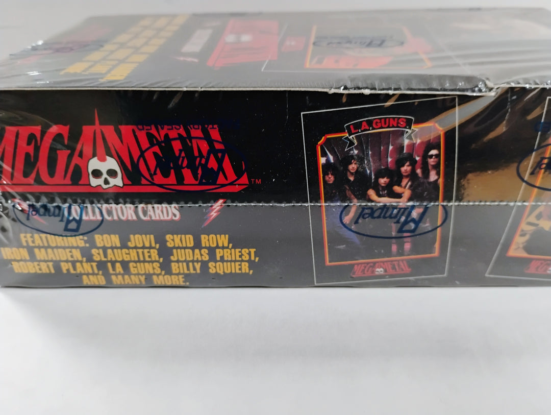 1991 Mega  Metal Collector Cards Sealed Box