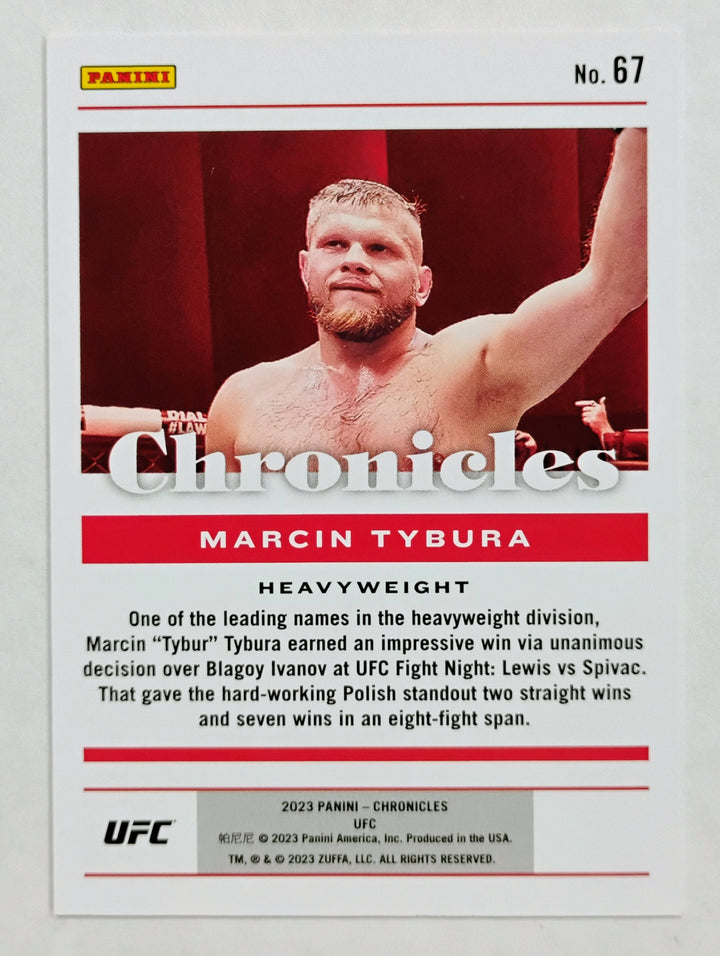 2023 Panini UFC Marcin Tybura Green Chronicles #67 /99