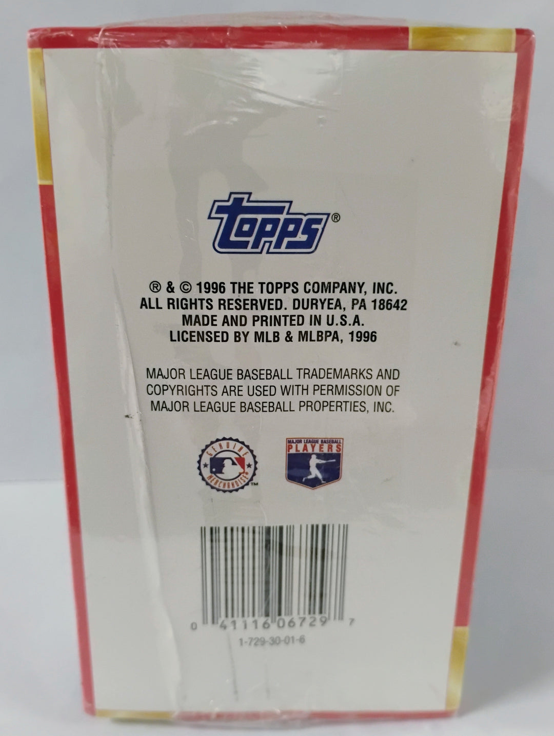 1996 Topps Baseball 4 Cereal Box Complete Series I & II Sealed Set