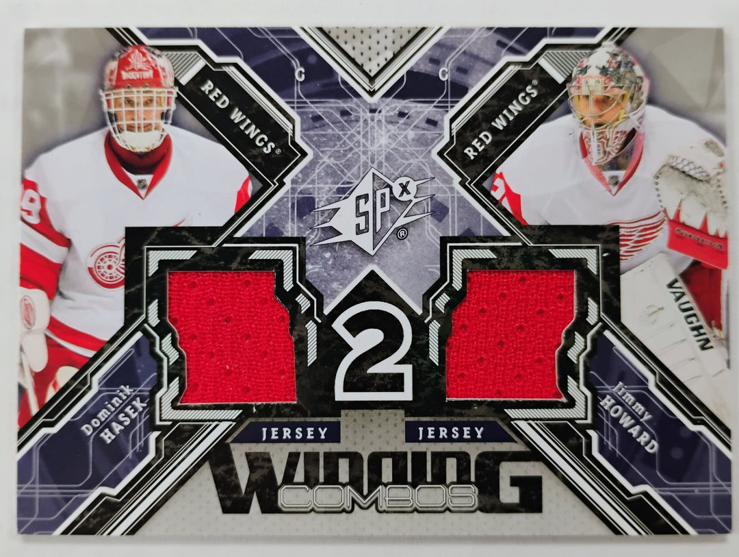 2013-14 Upper Deck SPX Hockey Hasek/Howard #WC-HH Winning Combos