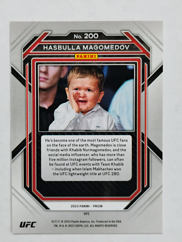2023 Panini Prizm UFC Hasbulla Mgomedov #200 RC