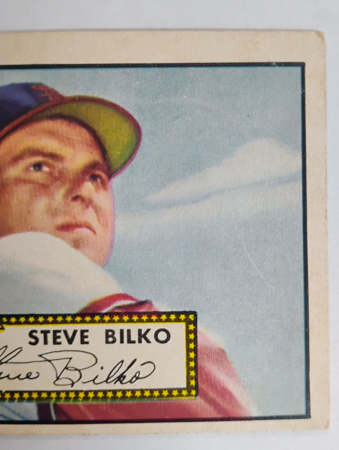 1952 Topps Baseball Steve Bilko #287 Red Back