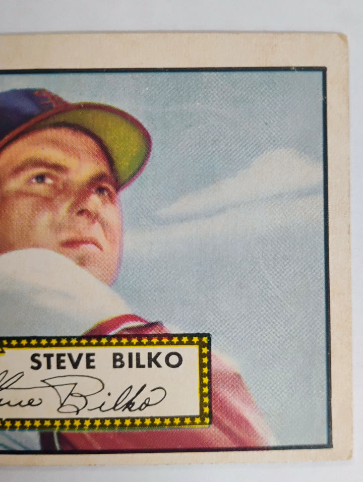 1952 Topps Baseball Steve Bilko #287 Red Back
