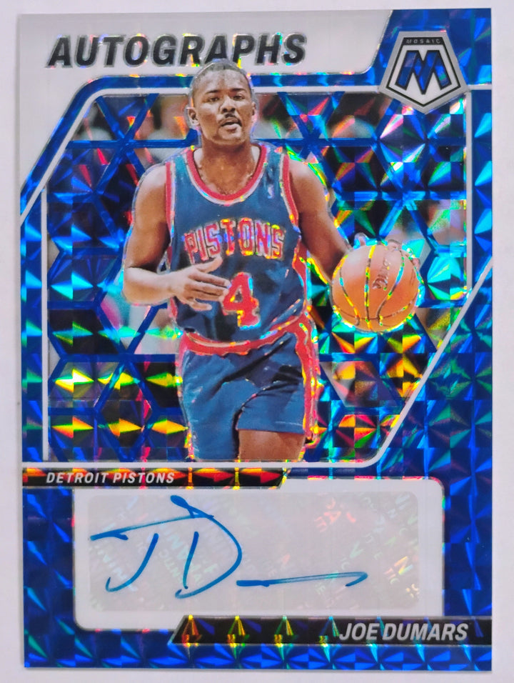 2023-24 Panini Mosaic Basketball Joe Dumars #AM-DUM Autographs Prizm