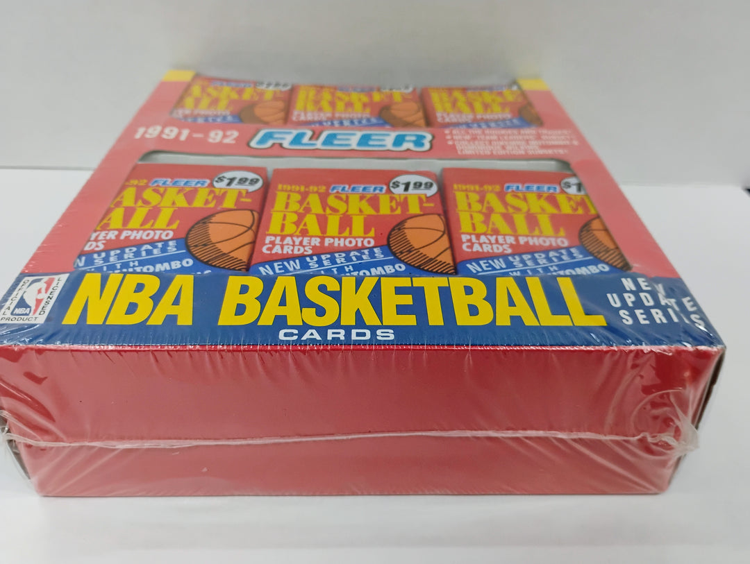 1991-92 Fleer Basketball Jumbo Sealed Jumbo Box