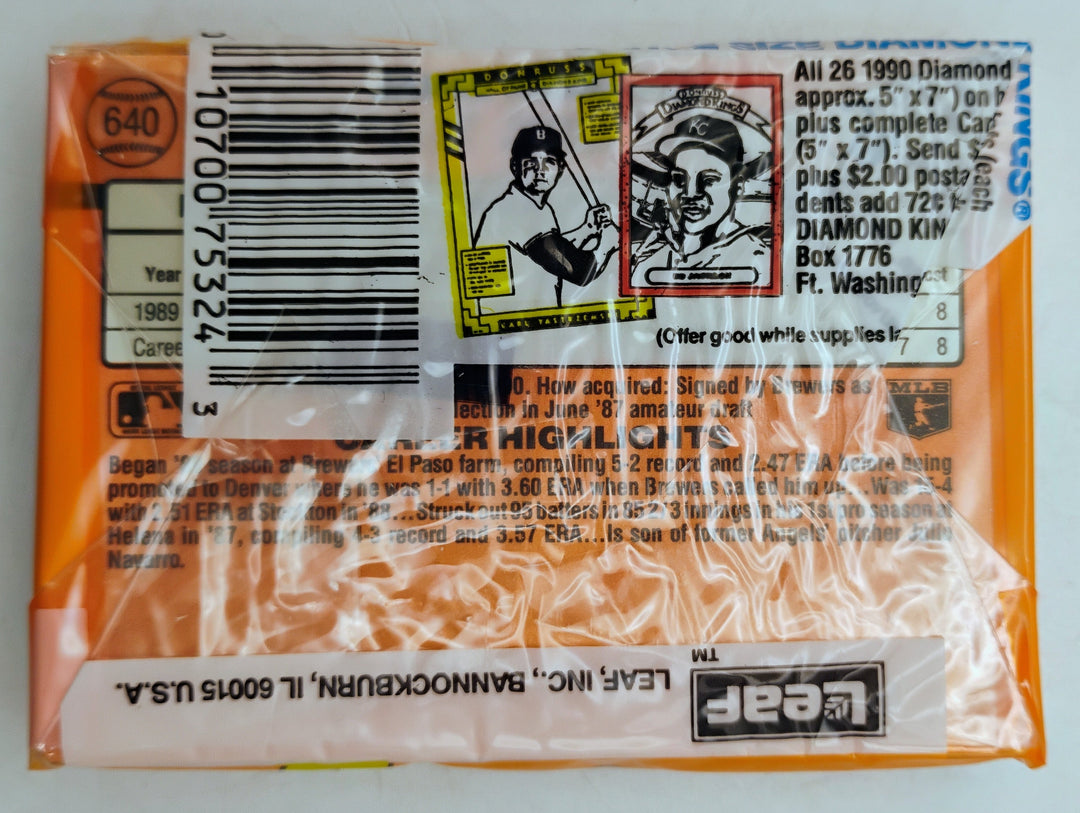 1990 Donruss Baseball Cello Pack