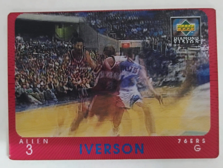 1996-97 Upper Deck Diamond Vision Basketball Allen Iverson #20