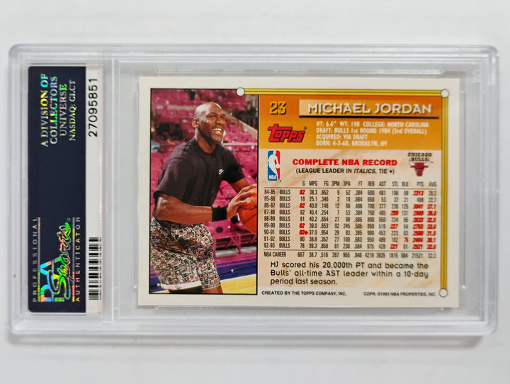 1993 Topps Michael Jordan #23 PSA GEM MT 10