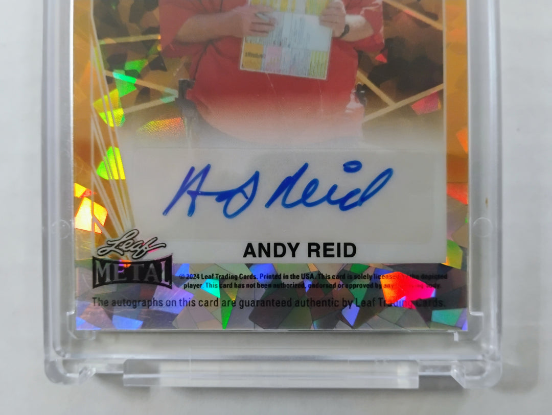 2024 Leaf Collective Multi-Sport Dual Auto Patrick Mahomes/Andy Reid Gold Auto 1/1
