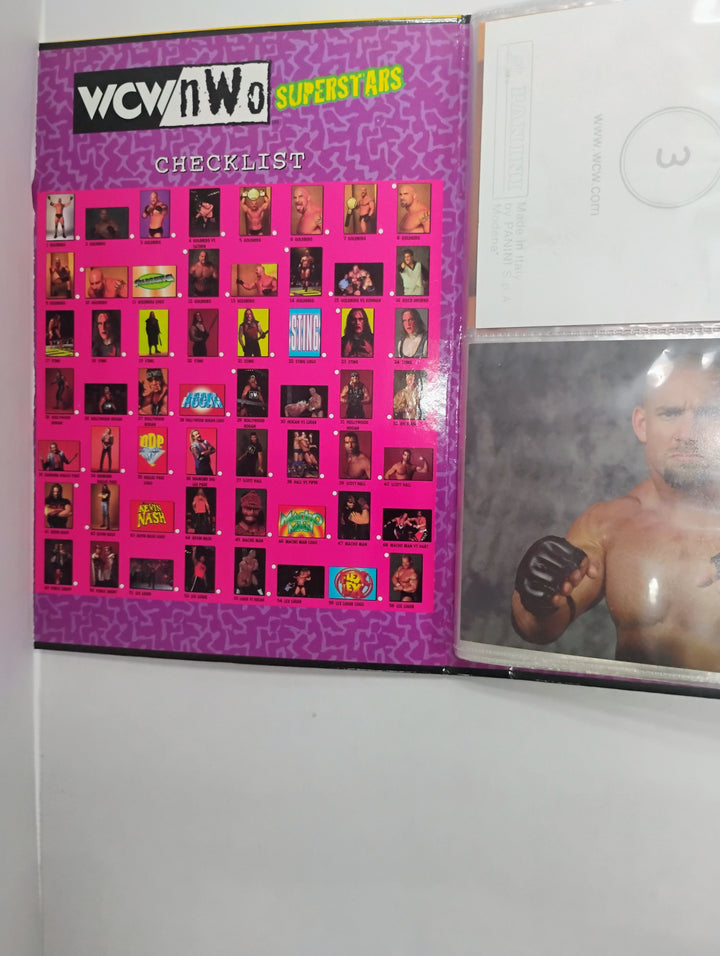 Panini WCW NWO Superstars Photocard Album w/ 24 Photos