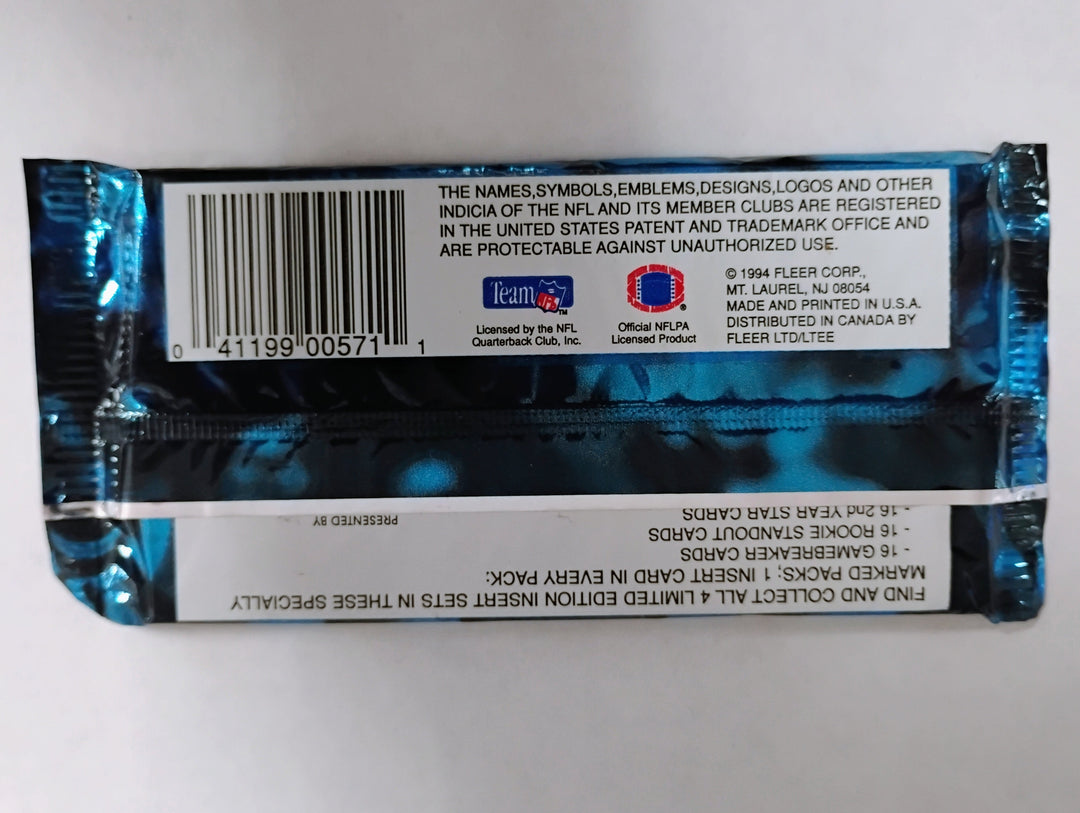 1994 Fleer NFL Game Day '94 Football Sealed Pack