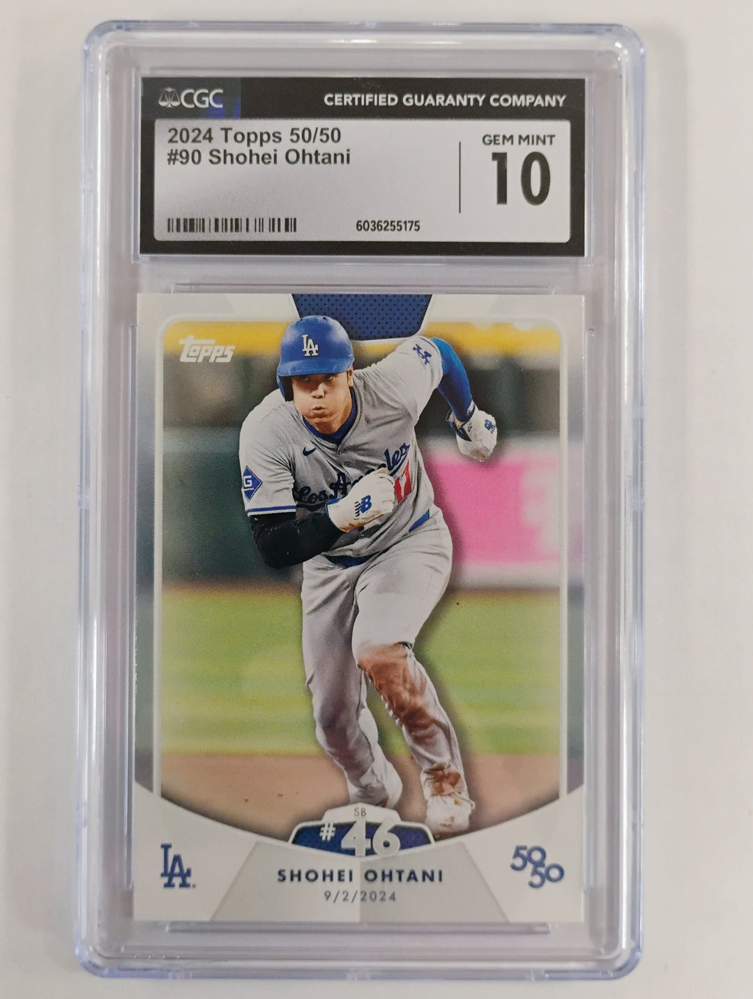 2024 Topps 50/50 Baseball Shohei Ohtani #90 CGC GEM MINT 10