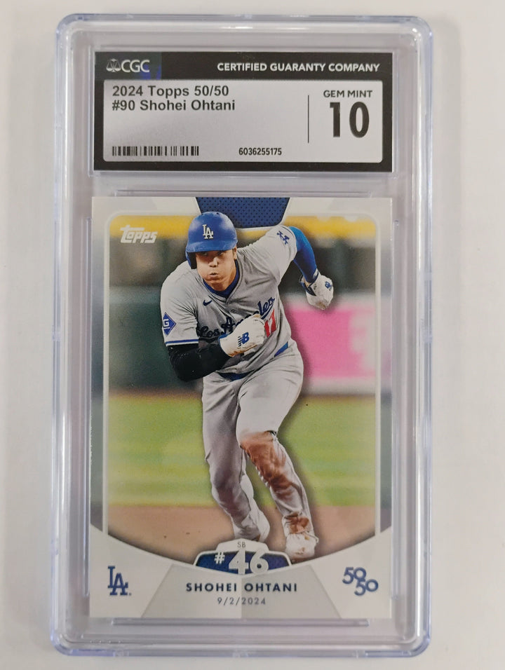 2024 Topps 50/50 Baseball Shohei Ohtani #90 CGC GEM MINT 10