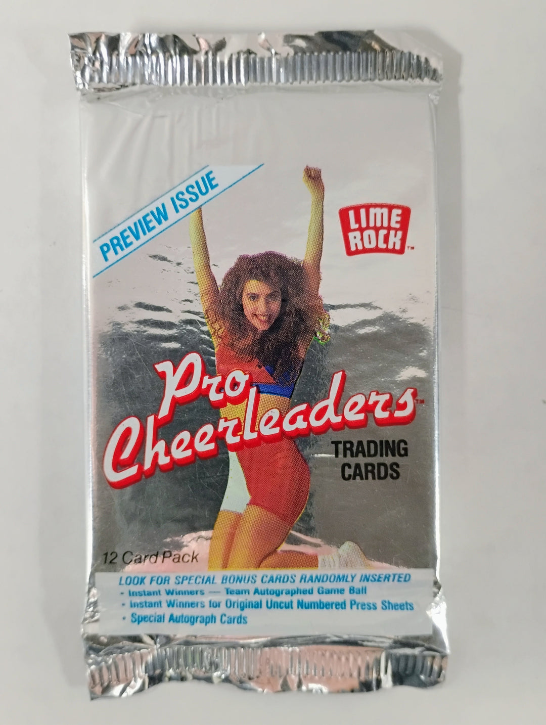 1991 Lime Rock Pro Cheerleaders Preview Issue Sealed Pack