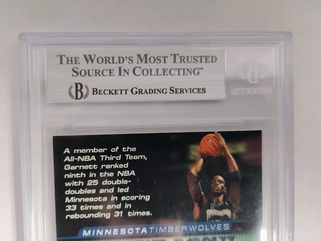 1999-00 Fleer Focus Basketball Kevin Garnett BGS 8.5