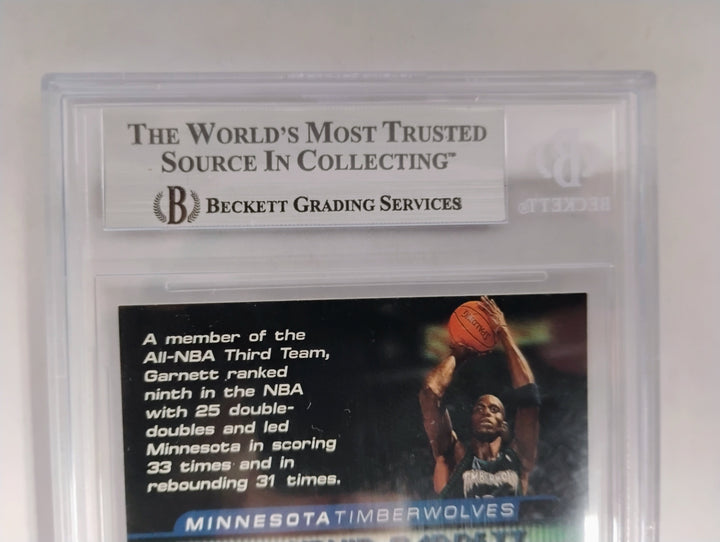 1999-00 Fleer Focus Basketball Kevin Garnett BGS 8.5