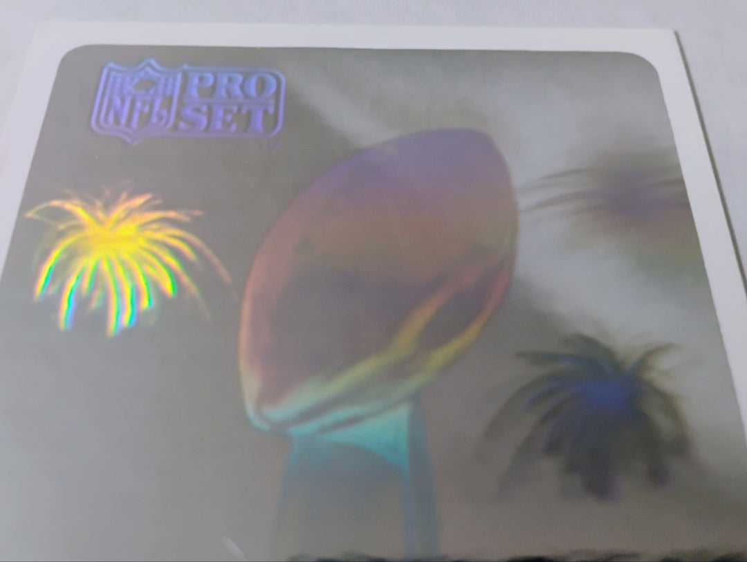 1990 Pro Set Football Vince Lombardi Trophy Hologram NNO