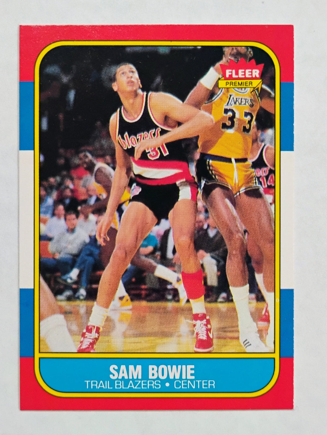 1986 -87 Fleer Basketball Sam Bowie #13