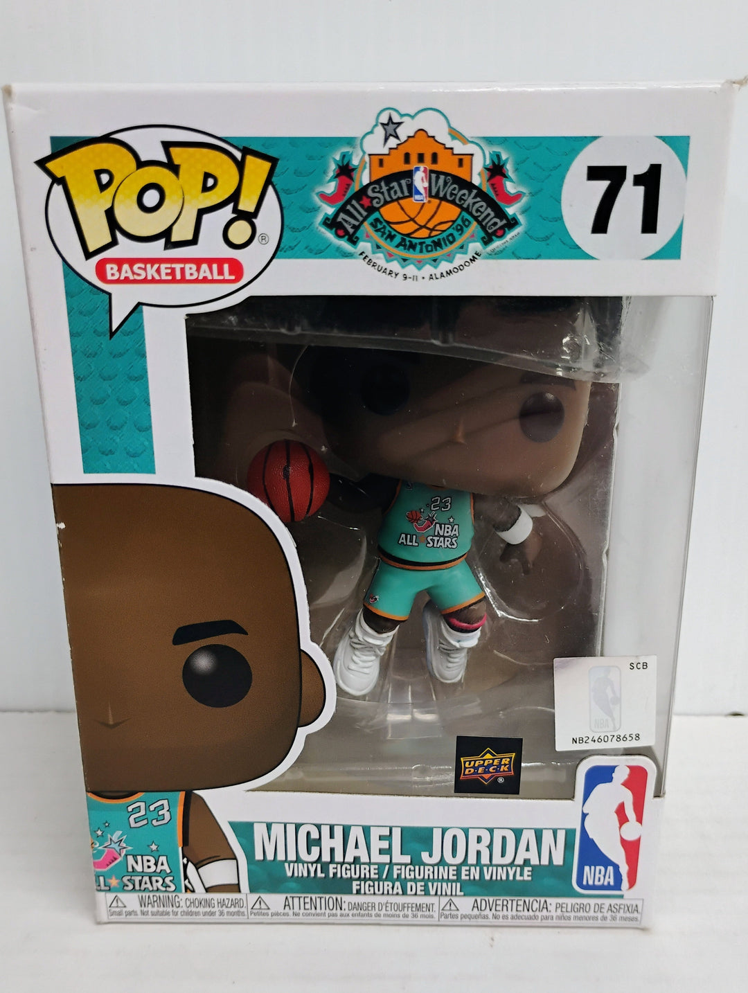 Funko Pop! #71 Basketball - Michael Jordan All-Star Weekend Upper Deck Exclusive