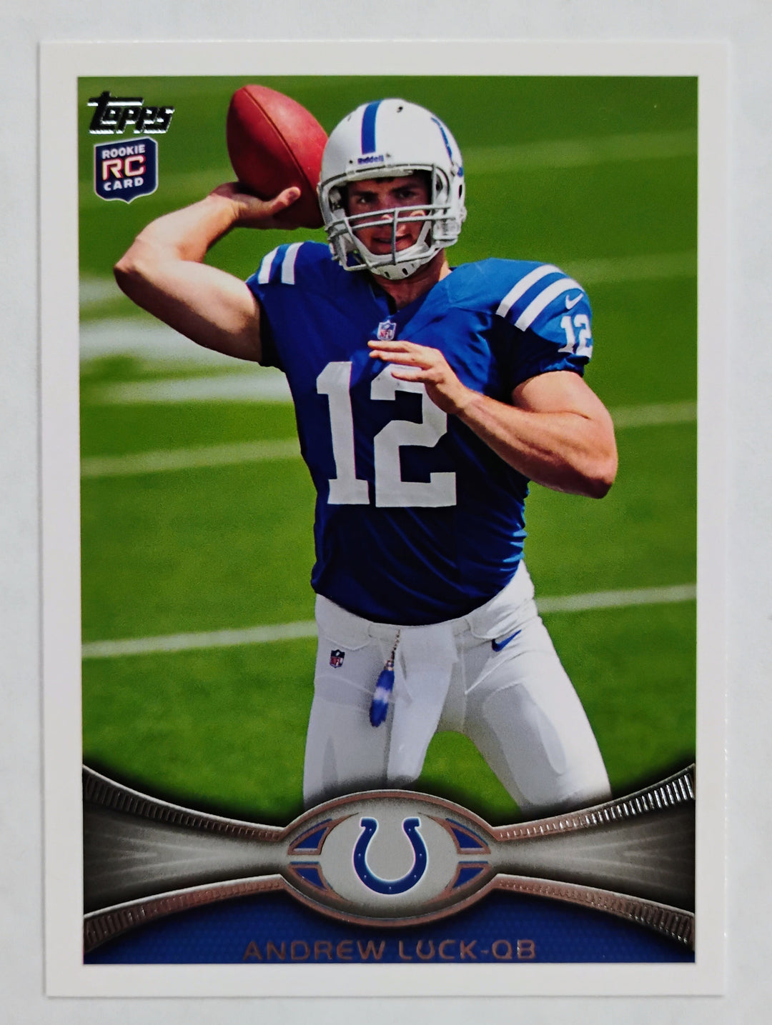 2012 Topps Football Andrew Luck Rookie Card #140