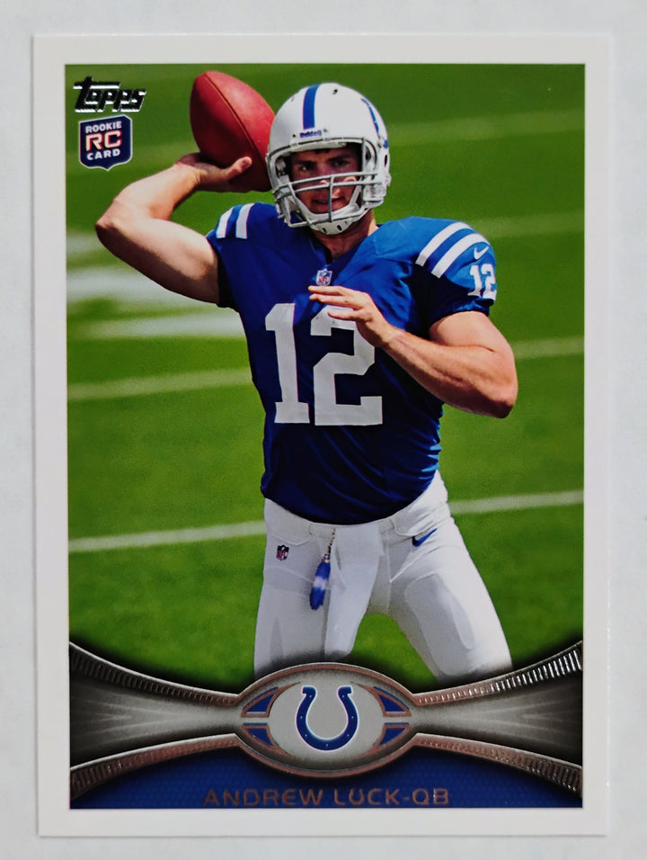 2012 Topps Football Andrew Luck Rookie Card #140
