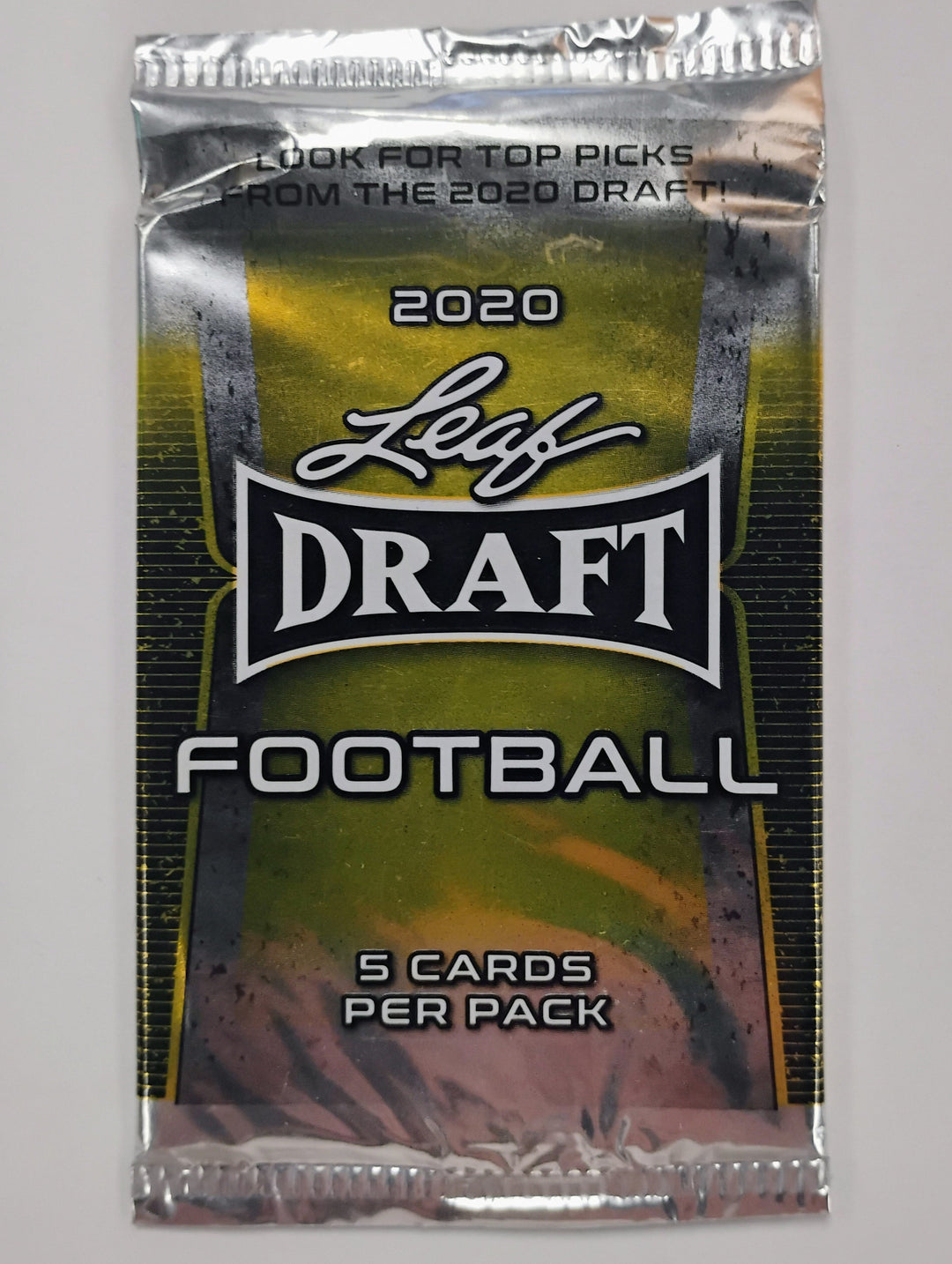2020 Leaf Draft Football Sealed Pack