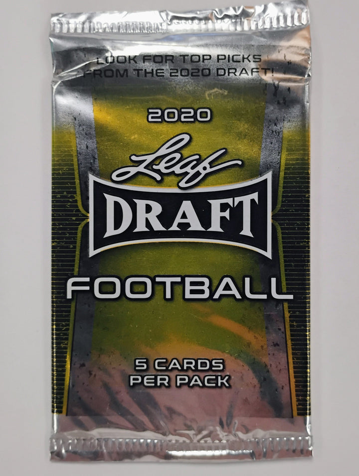 2020 Leaf Draft Football Sealed Pack
