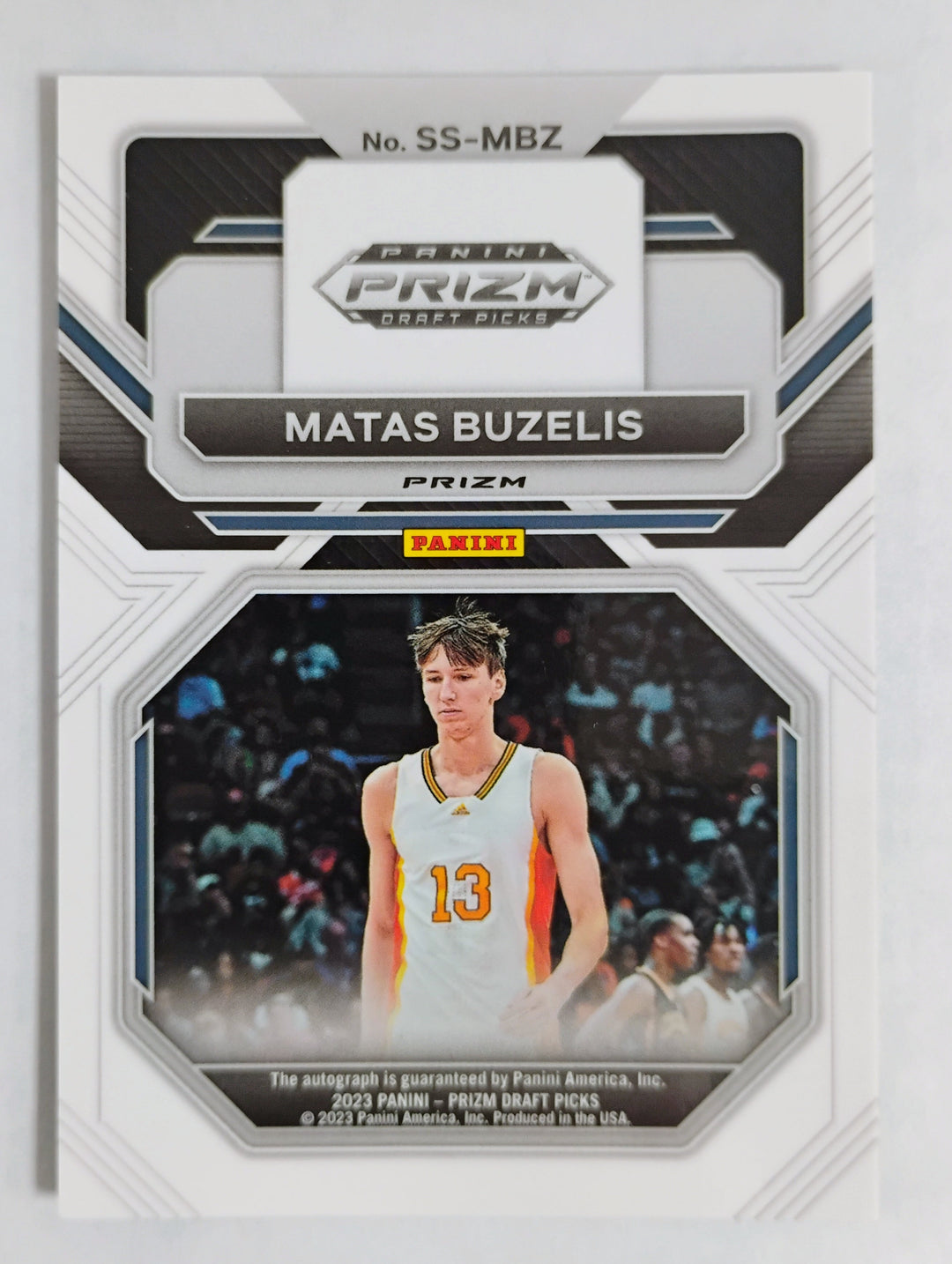 2023 Panini Prizm Draft Picks Basketball Matas Buzelis Sensational Signatures Green Prizm