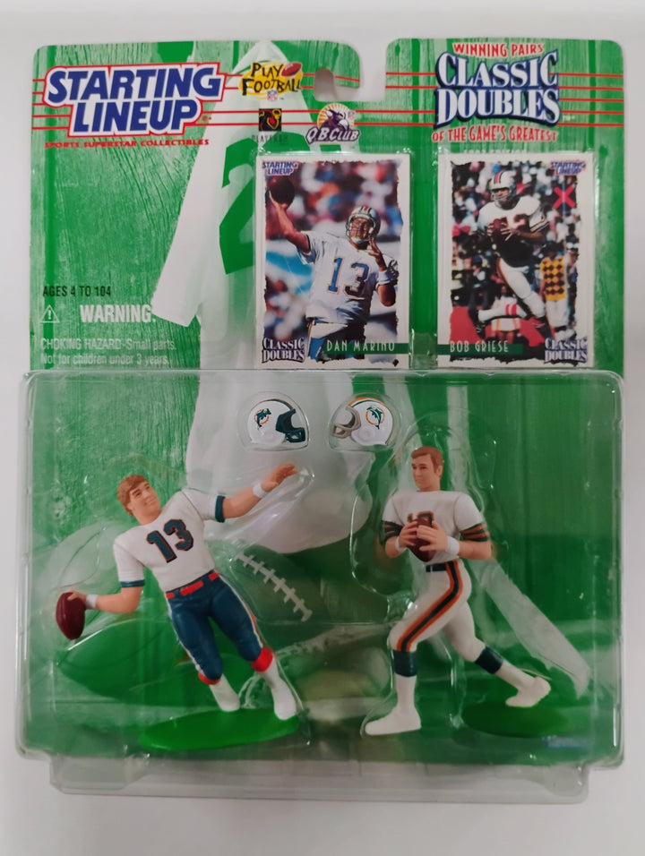 1997 Kenner Starting Lineup Classic Doubles Dan Marino/Bob Griese Sealed