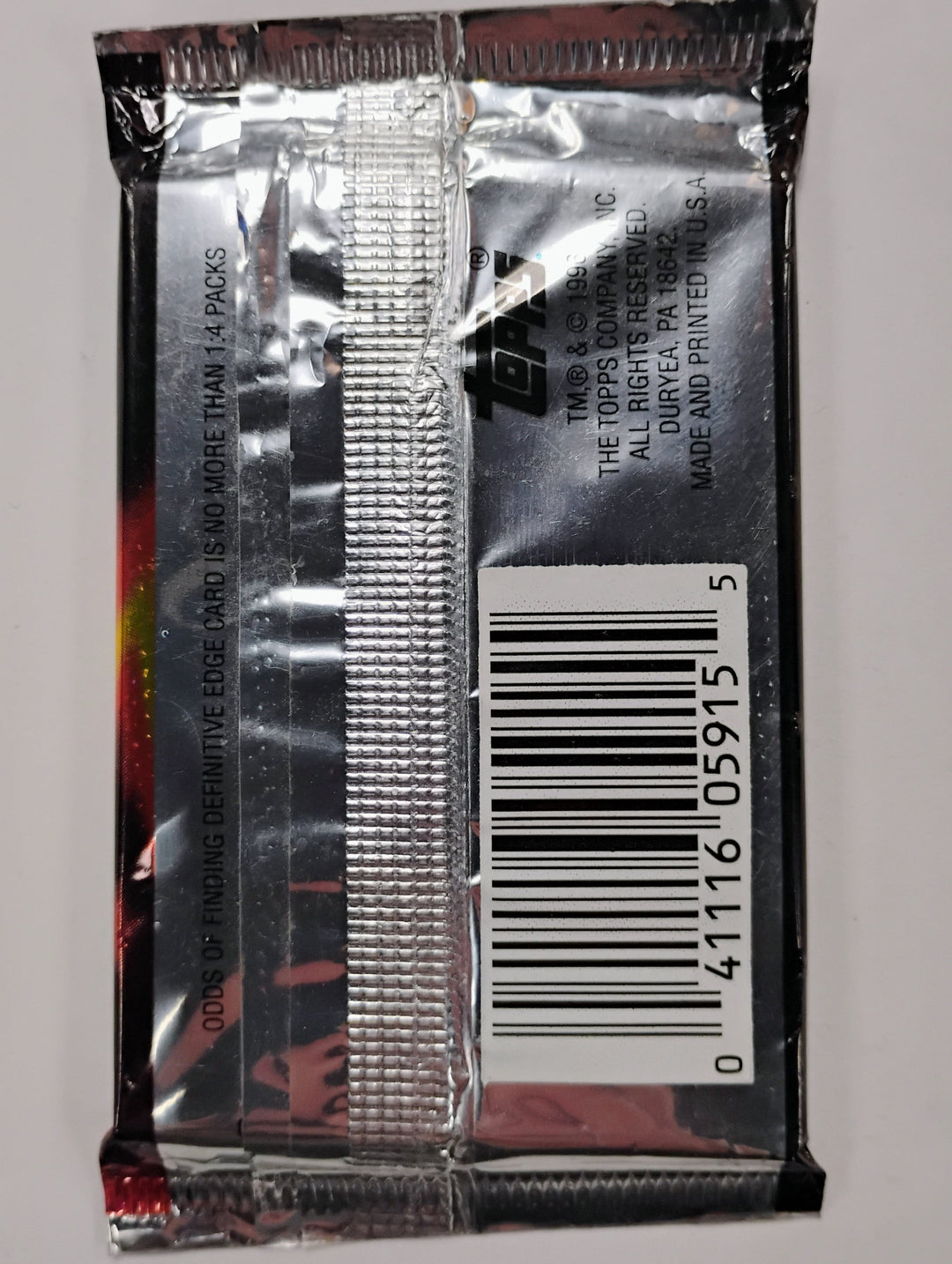 1996 Topps Gilt Edge Football Sealed Pack