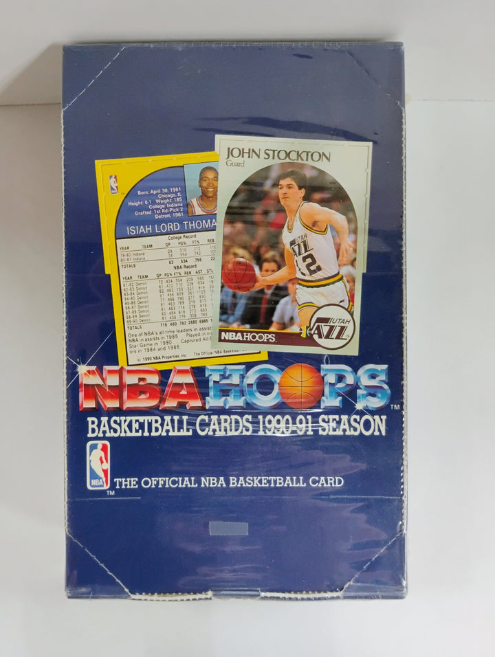 1990-91 NBA Hoops Series 1 Sealed Box